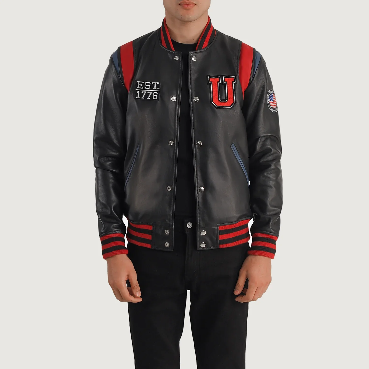 Men Leather Jacket - Image 2