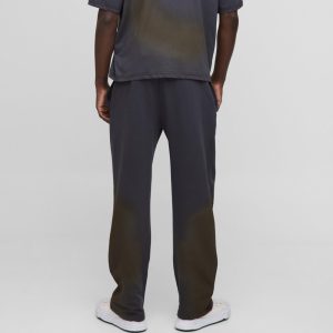 Relaxed Fit Washed Rhinestone Joggers