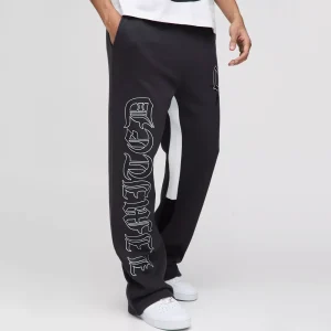 Relaxed Flare Star Limited Printed Varsity Gusset Jogger