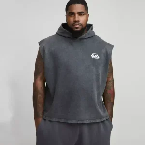 Oversized Boxy Acid Wash Hoodie