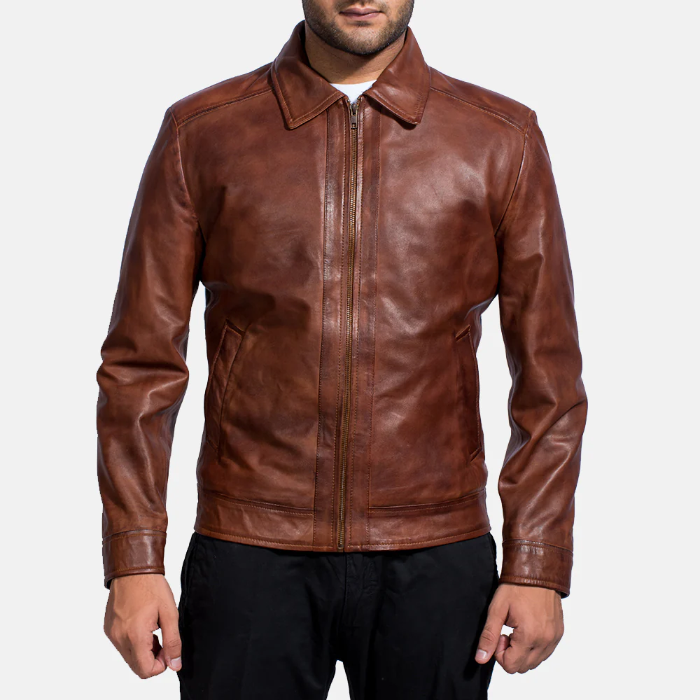 Men Leather Jacket - Image 2