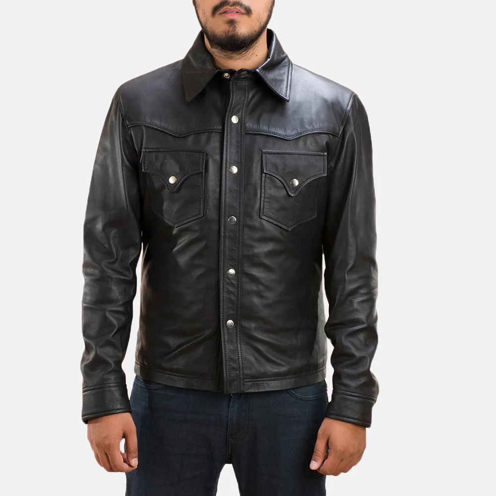 Men Leather Jacket - Image 2