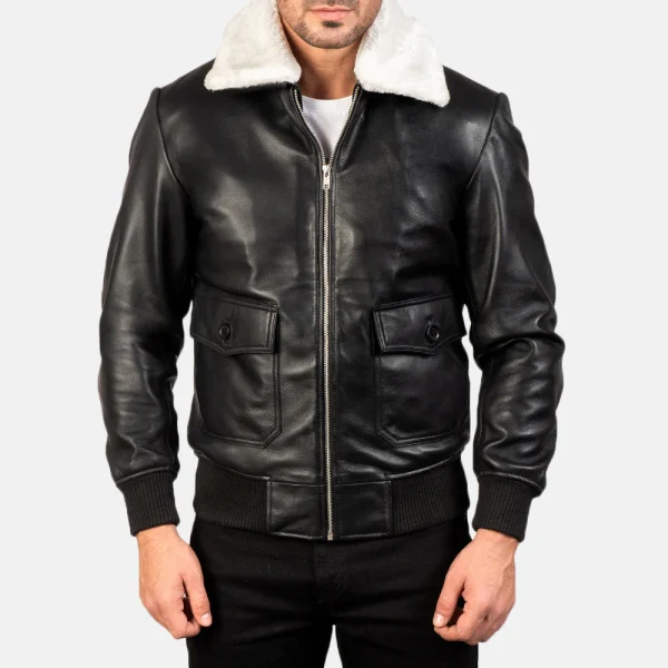 Men Leather Jacket - Image 3