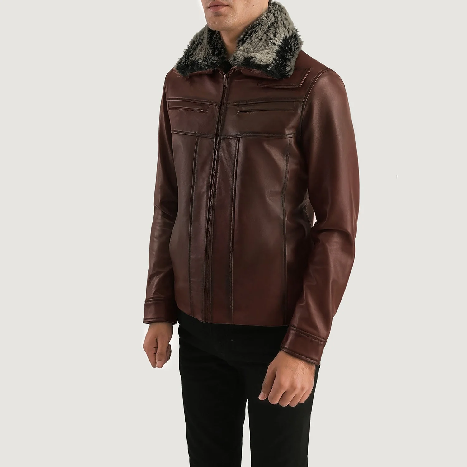 Men Leather Jacket - Image 2