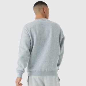 Oversized Disney Mickey Mouse Print Sweatshirt