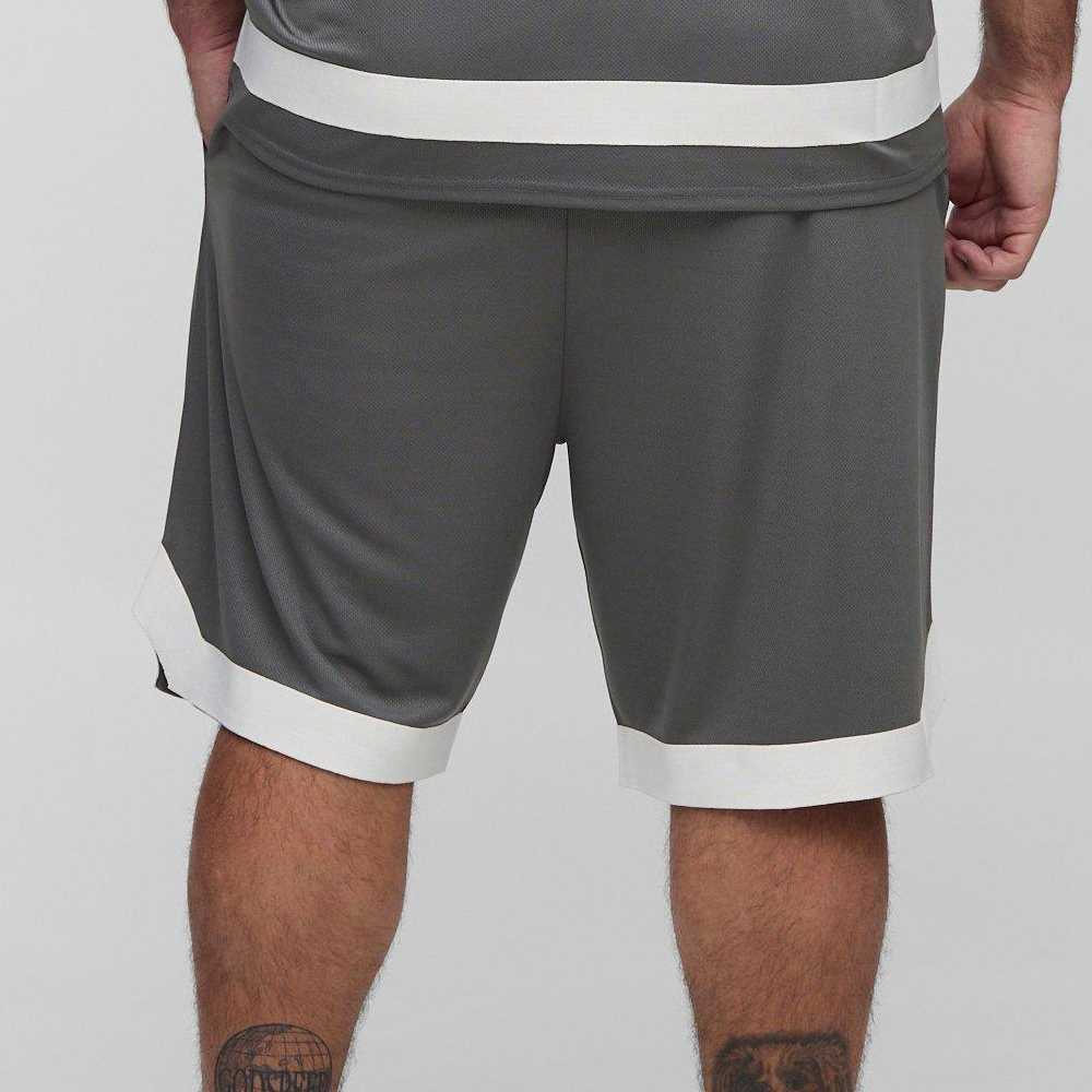 Plus Varsity Mesh Basketball Loose Fit Shorts - Image 2